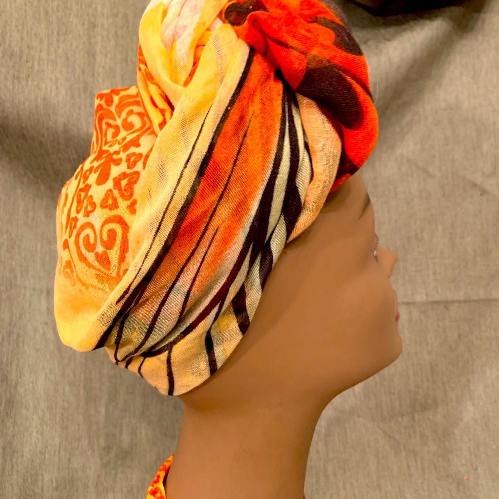 Two Infinity Beautiful Scarves to tie and drape.